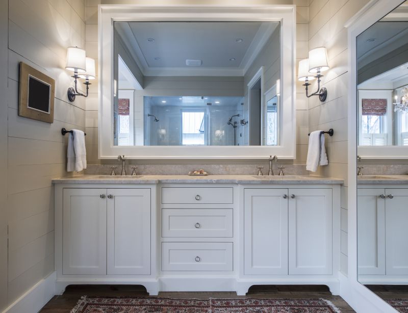 Bathroom Vanity with Integrated Lighting
